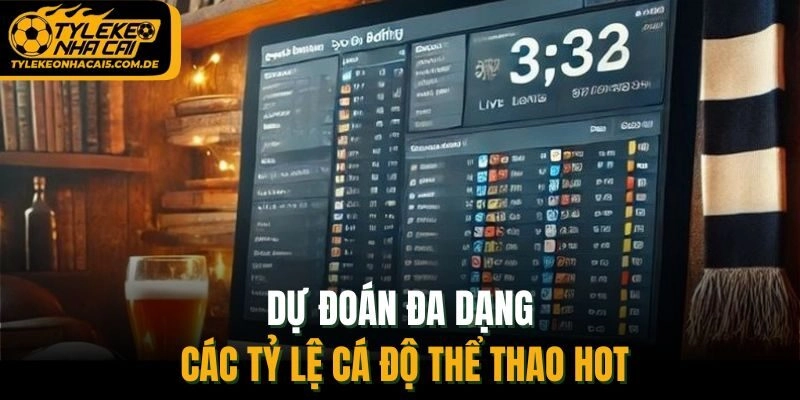 Dự đoán đa dạng các tỷ lệ cá độ thể thao hot